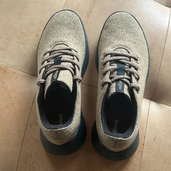 Allbirds Wool Runner Sneakers Neutral Earth Tone Minimalist, Men's US 11 / EU 44